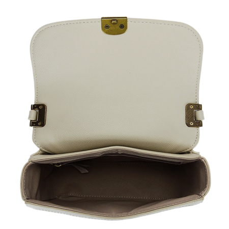 Geanta bej crossbody cu model impletit CM7497 15 [6]