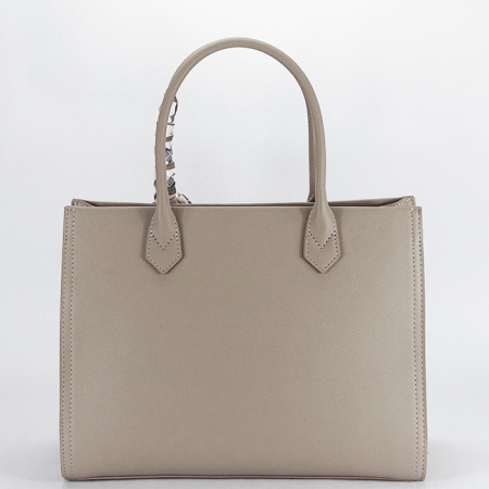 Geanta bej David Jones Paris cu esarfa  CM7642-1 11 [4]