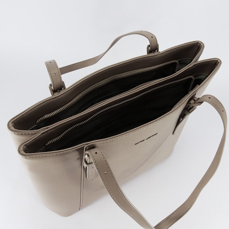Geanta bej David Jones Paris de talie mare CM7674 M13 [8]