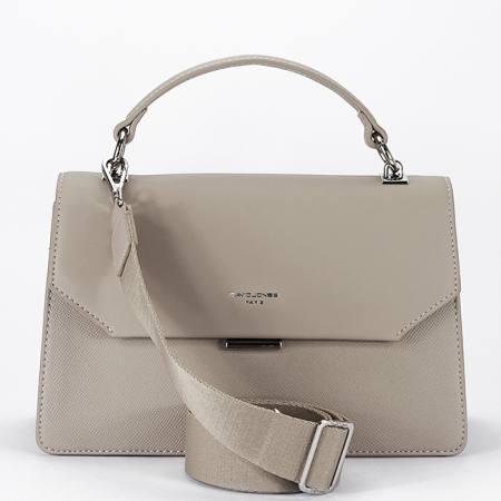 Geanta bej de dama David Jones CM8264 12 [5]