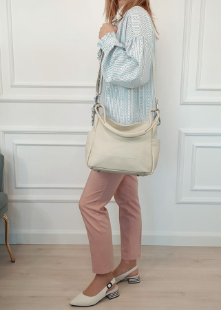 Geanta bej din piele naturala 2047 123 [4]