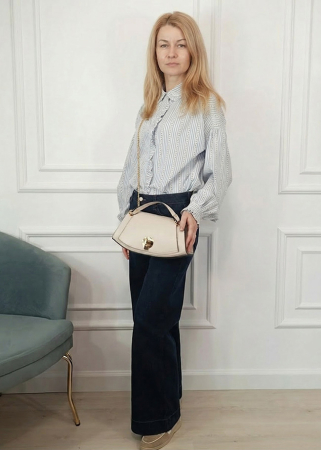 Geanta bej eleganta din piele naturala 1488 122 [1]