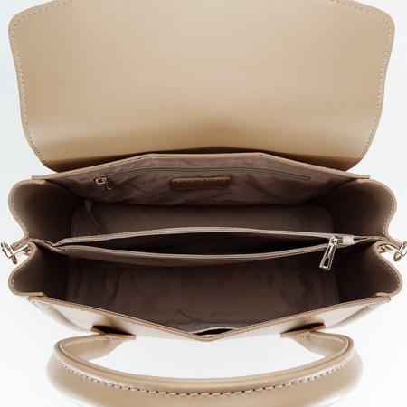 Geanta bej inchis Premium cu portofel CB2401-3 17 [6]