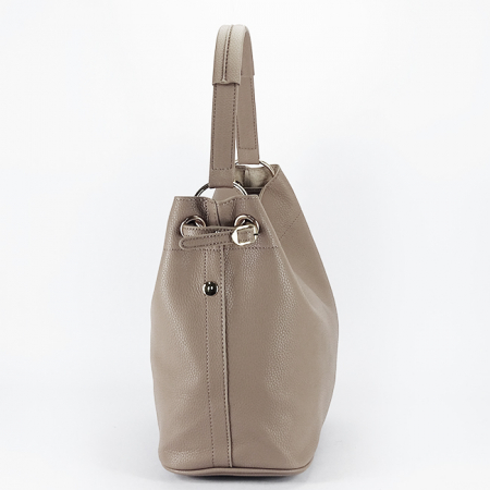 Geanta bej taupe Flora&CO Paris cu borseta detasabila F6966 M11 [3]