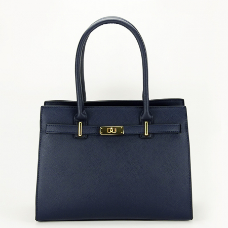 Noutati - Geanta bleumarin de talie mare, Flora&co Paris, F2585 12