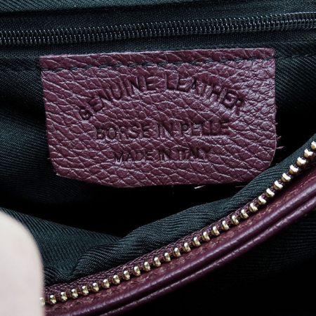 Geanta bordo din piele naturala 1724 132 [9]