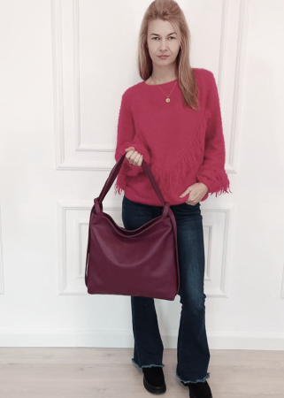 Geanta bordo din piele naturala 2 in 1 8919 132 [1]