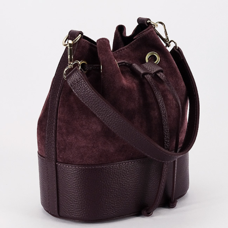 Geanta bordo tip sac din piele naturala 1313 M9 [5]