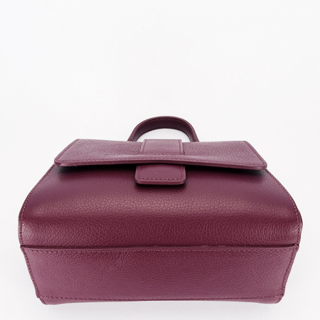 Geanta burgundy din piele naturala 1047 123 [7]