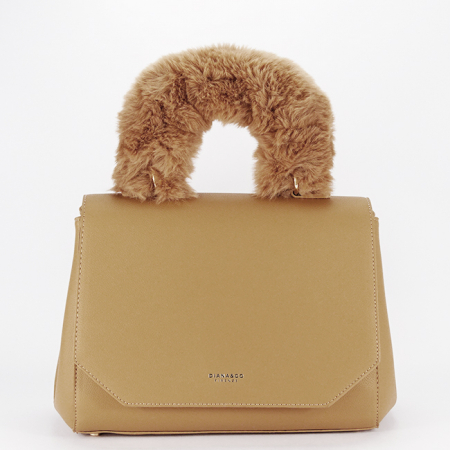 Genti mici - Geanta camel cu maner imbalnit DIANA&CO DJD3410-4 11