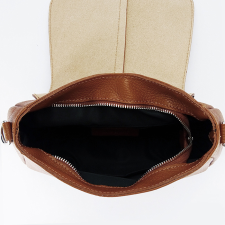 Geanta camel din piele naturala 8960 123 [8]