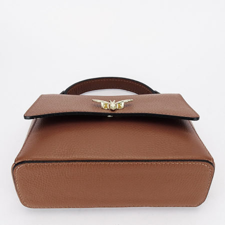 Geanta camel mica din piele naturala 1523 120 [5]