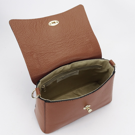 Geanta camel mica din piele naturala 1523 120 [7]