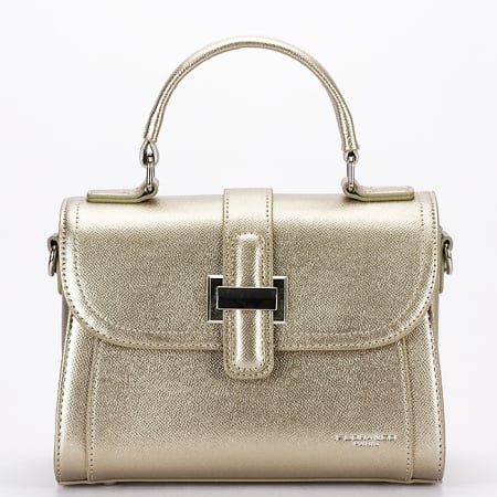 Accesorii - Geanta casual aurie FLORA&Co F8538 11