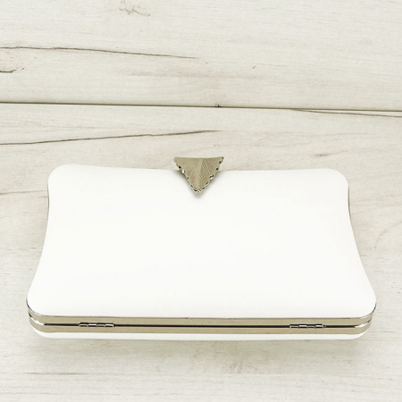 Geanta clutch alb simplu BME-600  05 [4]
