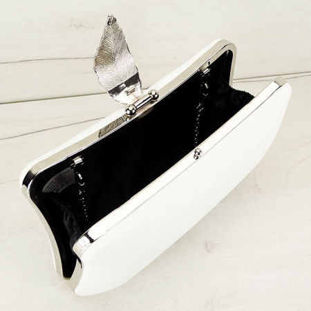 Geanta clutch alb simplu BME-600  05 [6]