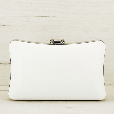 Geanta clutch alb simplu BME-600  05 [2]