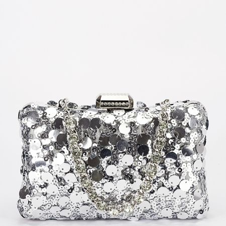 Clutch - Geanta clutch arginite cu paiete BYH-896 05