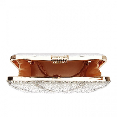 Geanta clutch arginite cu perle ABYH-866 01 [7]