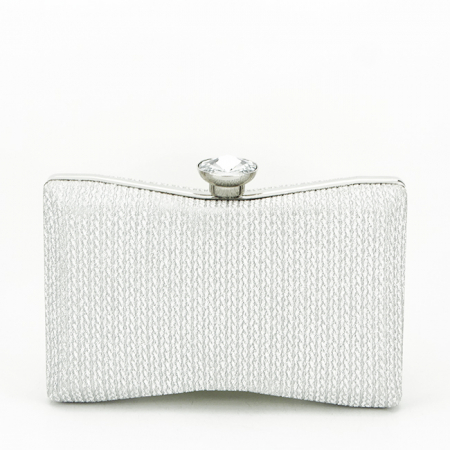 Geanta clutch argintie BJH-22718 05 [2]