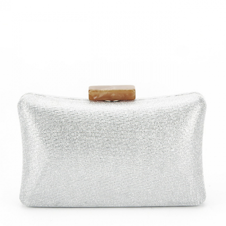 Geanta clutch argintie cu sclipici 5764 06 [3]