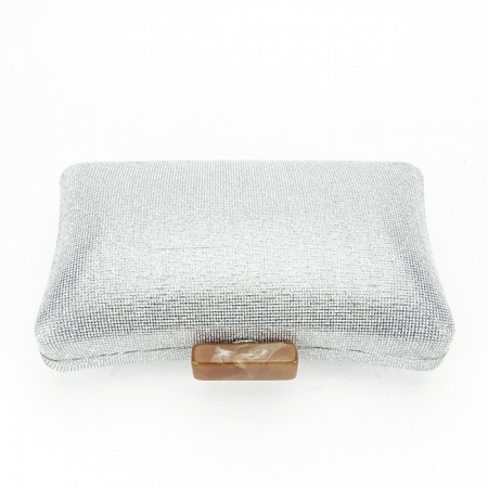 Geanta clutch argintie cu sclipici 5764 06 [4]