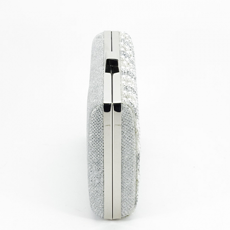 Clutch elegant auriu decorat cu pietre [4]