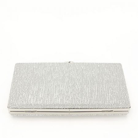 Geanta clutch cu sclipici BYH809 -06 Argintiu [4]