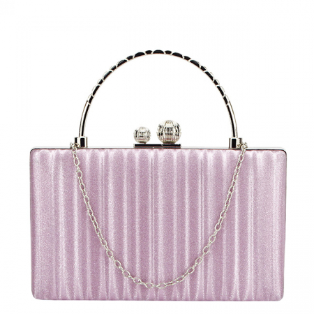 Geanta roz, clutch cu maner BME-622 05 [1]