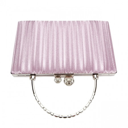 Geanta roz, clutch cu maner BME-622 05 [4]