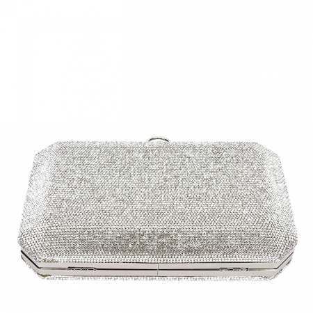 Geanta clutch argintiu cu pietricele BCK-1110 05 [4]