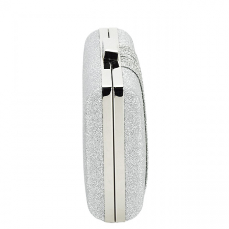Geanta clutch argintiu cu sclipici 1009 05 [3]