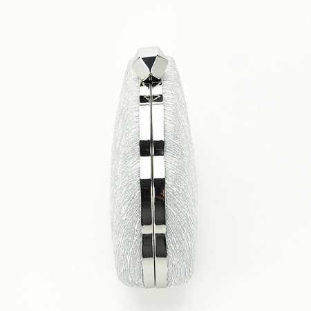 Geanta clutch argintiu cu sclipici BHY-5041 05 [2]