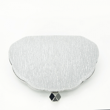 Geanta clutch argintiu cu sclipici BHY-5041 05 [5]