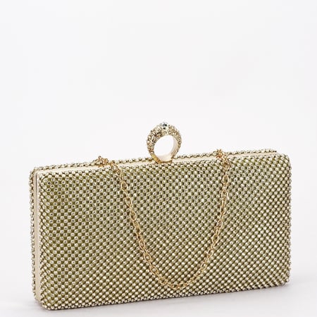 Femei - Geanta clutch aurie BFL-1063 06