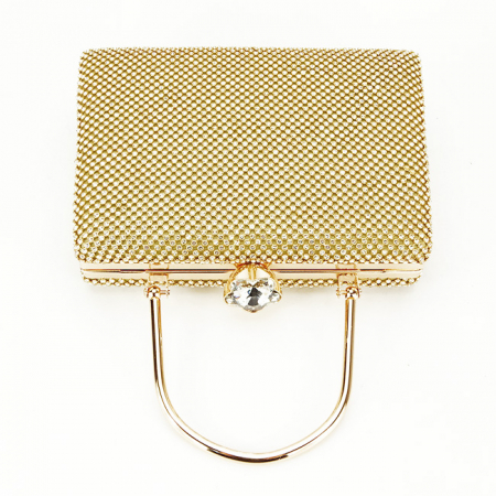 Geanta clutch aurie cu pietricele BYH-877 05 [5]