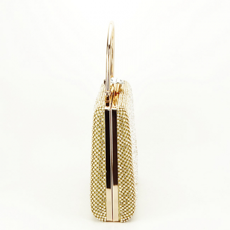 Geanta clutch aurie cu pietricele BYH-877 05 [3]