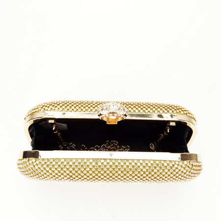 Geanta clutch cu pietricele BFL-1061 05 Auriu [5]
