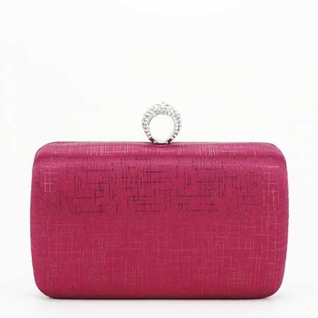 Geanta clutch eleganta rosu inchis BFL-22754 01 [2]