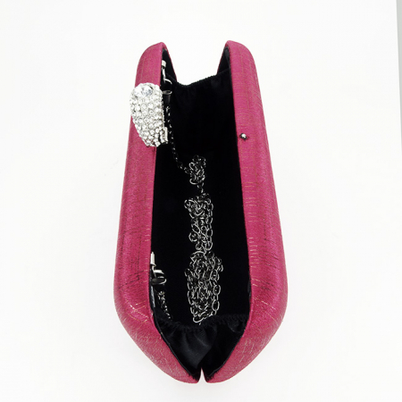 Geanta clutch eleganta rosu inchis BFL-22754 01 [6]