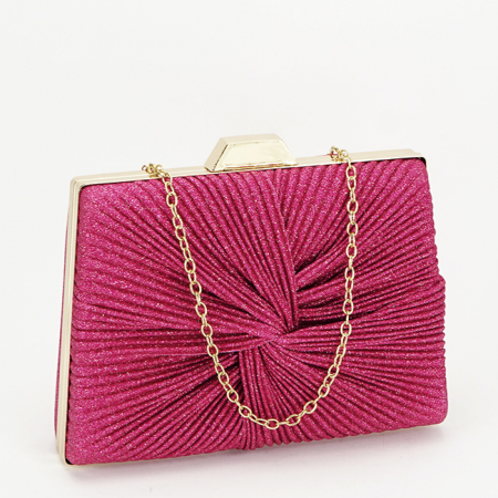 Geanta clutch bordo cu sclipici BJH-22706 05 [2]