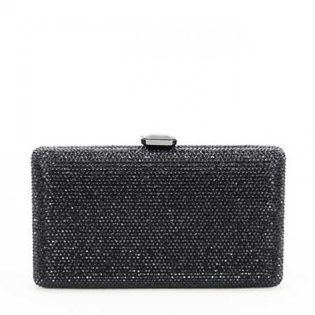 Geanta clutch cu pietricele BJH-715 06 Negru [3]