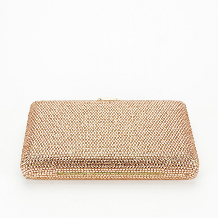 Geanta clutch cu pietricele BJH-715 06 Sampanie [5]