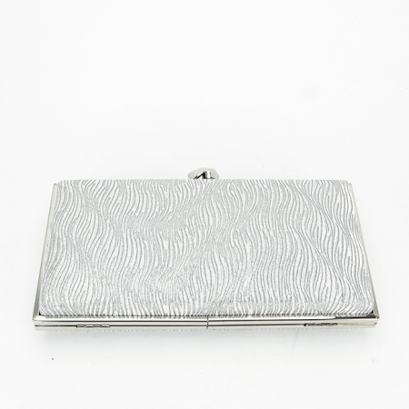 Geanta clutch cu sclipici BYH-856 05 Argintiu [5]