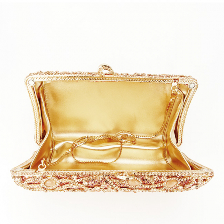 Geanta clutch de lux D7-5 06 Auriu rose [6]