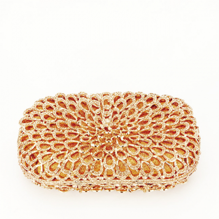 Geanta clutch de lux ME-1132 06  Auriu rose [5]