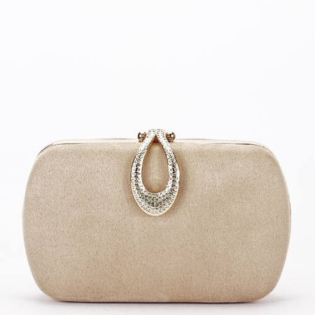 Geanta clutch eleganta bej BJH-756 05 [2]