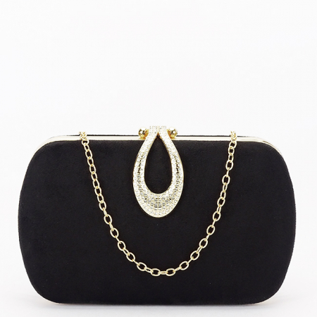 Geanta clutch eleganta neagra BJH-756 05 [1]