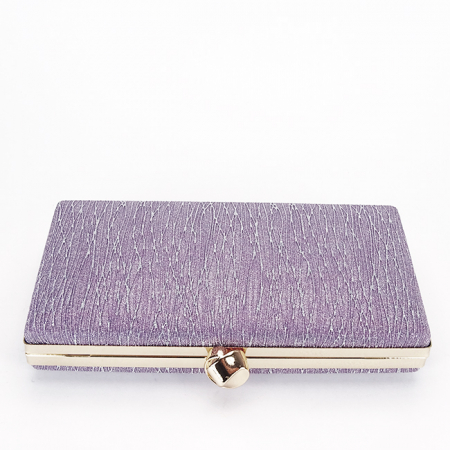 Geanta clutch mov cu sclipici BYH-809 06 [4]