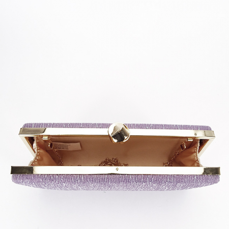 Geanta clutch mov cu sclipici BYH-809 06 [6]